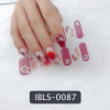 Imported Material Nail Stickers Stickers w/ Gold Stamping and Imitation Diamond 14 Nails