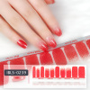 Imported Material 3D Nail Stickers Stickers w/ Solid Color or Glitter Gradient Ramp 22 Nails