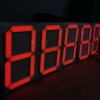 Ultra Red 16inch Large Size 7 Segment LED Display for digital clock indicator