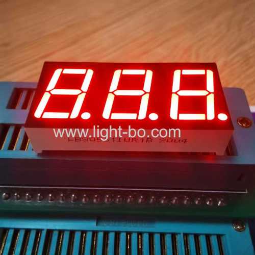 Ultra bright Red Triple Digit 0.56  Common Anode 7 Segment LED Display for Instrument Panel