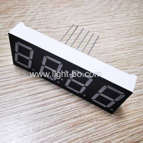 Pure Green 0.56inch 4 Digit 7 Segment LED Display common cathode for Instrument Panels