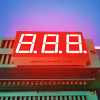 0.56&quot; Triple Digit 7 Segment LED Display Common Anode Ultra bright Red For Temperature Control