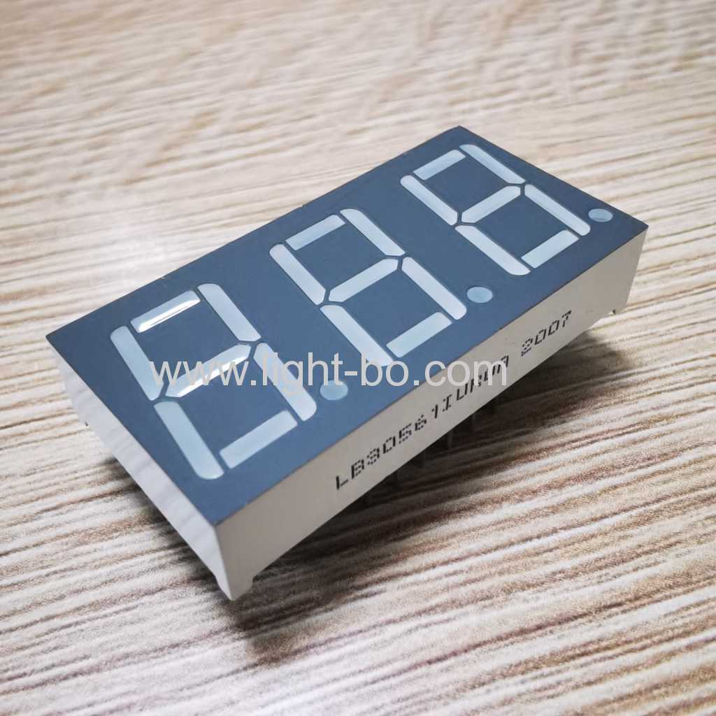 0.56" Triple Digit 7 Segment LED Display Common Anode Ultra bright Red For Temperature Control