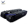 Mobile crawler rubber pad undercarriage with steel track