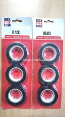 3PCS Black PVC Insulation Tape Set