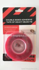 Double Sided Mounting Acrylic Adhesive Tape of Heavy Objects..Release Film: Red+Clear Acrylic Foam Based