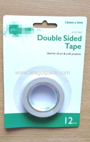 12mmx5M Double Sided Tissue Tape White