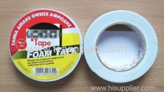 19mm Wx5m L Double Sided EVA Foam Mounting Tape ..Release Film: White+White Foam Tape