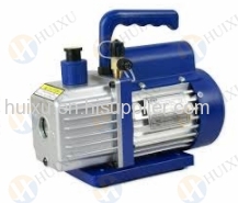 Single stage rotary vane vacuum pump