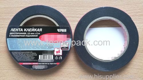 12mm Wx5m L Double Sided Adhesive Foam Tape ..Release Film: Red+Black Foam Tape