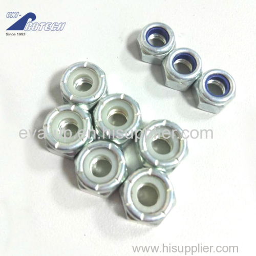 Prevailing torque nylon insert nuts