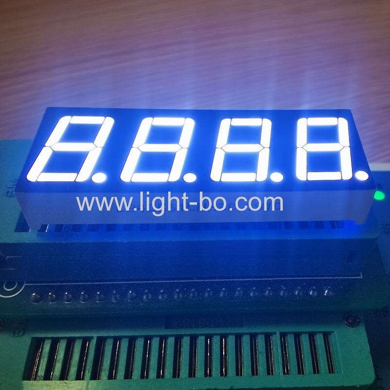 Ultra white 0.56inch 4 Digit 7 Segment LED Display common cathode for Instrument Panel