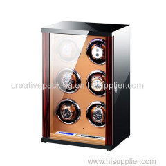 Vertical Design Watch winder 6 Slots Watch Winder Wrist Watch Winder Box watch winder suppliers