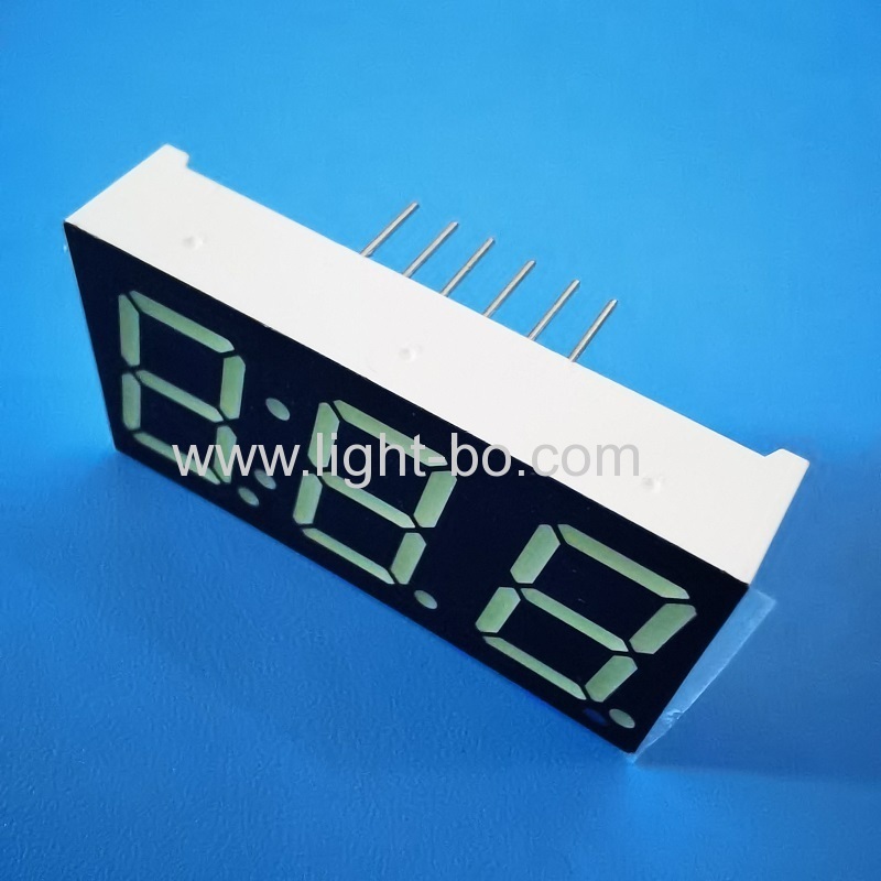 Ultra White Triple Digit 0.56" LED Clock Display Common Cathode for Washine Machine Control