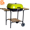 Trolley Square Barbeque Grills Mobile Hamburger BBQ Grill for Backyard Garden Grilling