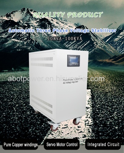 ABOT SVC Voltage Regulator Stabilizer Servo Type 10KVA Three Phase