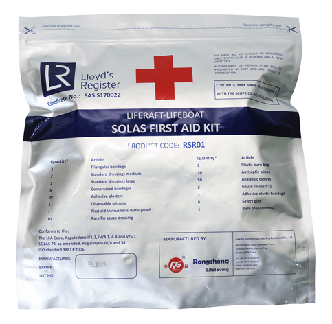 First Aid Kit for liferaft lifeboat