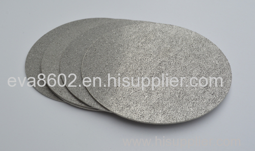 Pure titanium sponge metal powder sintered porous filter disc