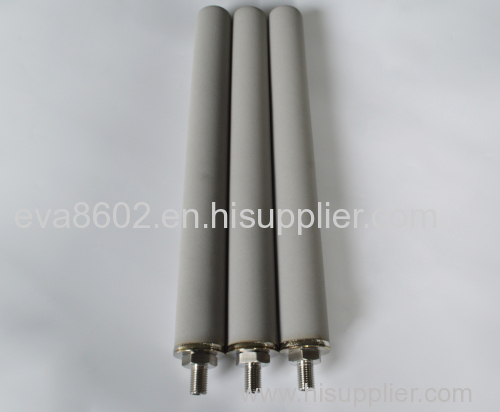 Gr1 titanium porosu sintered filter cartridge high temperature &high pressure resistance no pollution