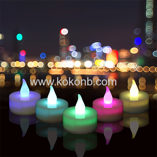 2020 New Arrival Christmas flameless led tea light candles with batteries 6 packs