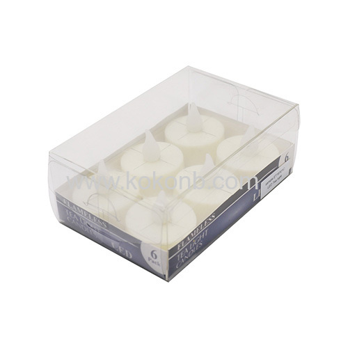 2020 New Arrival Christmas flameless led tea light candles with batteries 6 packs