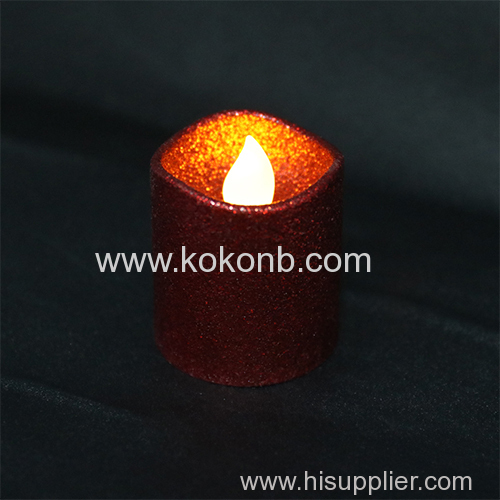 12 PCS Powder Coating led tea light candles with batteries