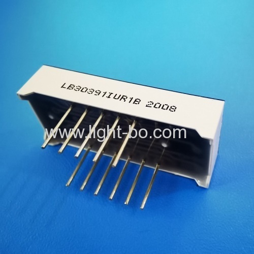 Ultra bright red Triple Digit 0.39  Common Anode 7 Segment LED Display for Temperature indicator