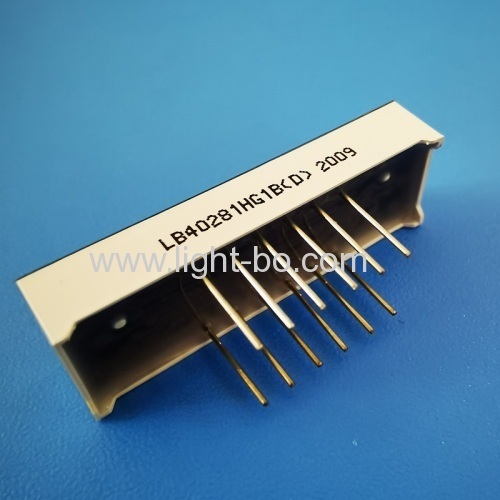 High Brightness 4 Digit 0.28inch common anode pure green small size 7segment led clock display