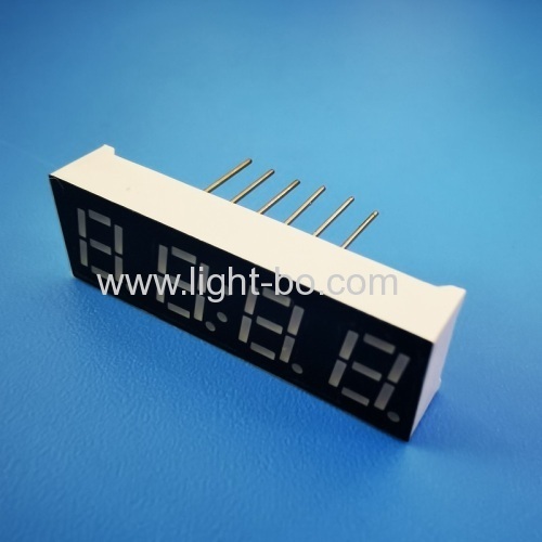 High Brightness 4 Digit 0.28inch common anode pure green small size 7segment led clock display