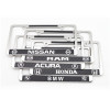 American stainless steel carbon fiber license plate frame American car license plate frame