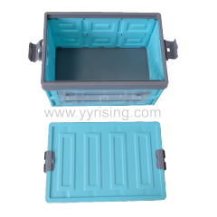 Plastic Turnover Box Logistics Crate Folding Box with Lid