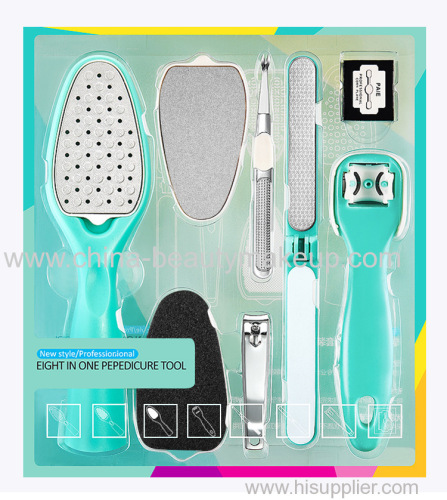 Pedicure tools pedicure kit pedicure set eight in one pedicure tool foot care tools foot file pedicure file