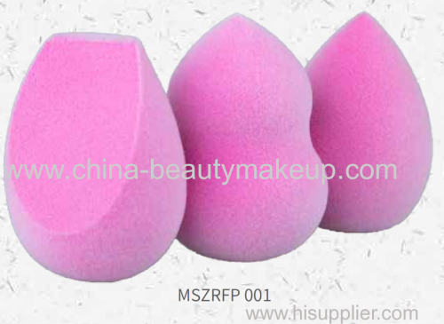 High quality micro fiber spong exclusive patent no-latex powder puff makeup songe non-latex makeup songe soft&flexible