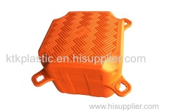 Float-orange Dock Cubes blow molding products supplier Floating Dock manufacturers