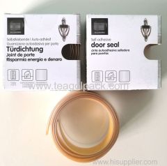 2.8cm Wx100cm L Self-Adhesive Door Seal Strip PVC material