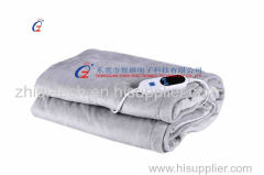 Double size flannel electric heat overblanket heating overblanket with GS approved