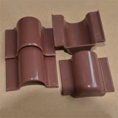 End Cap For Riser Guard Brown