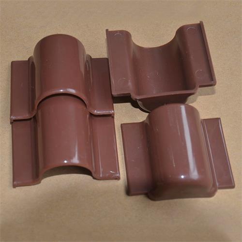 End Cap For Riser Guard Brown