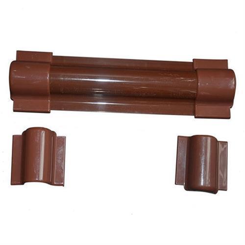 End Cap For Riser Guard Brown