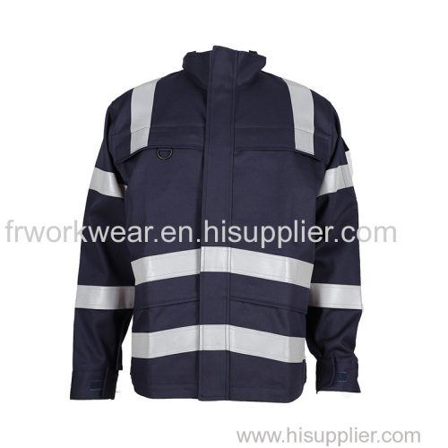 Construction Industry CVC Flame Retardant Protective Jacket