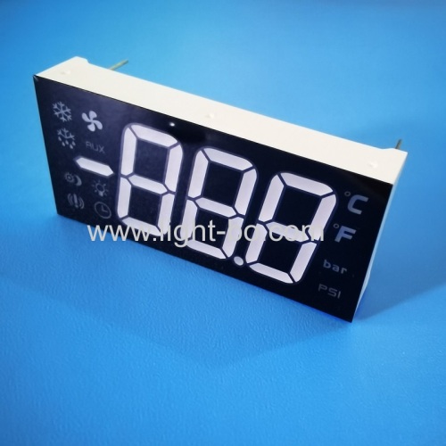 Super bright red 3 Digit 7 Segment LED Display with minus sign for Refrigerator Temperature control