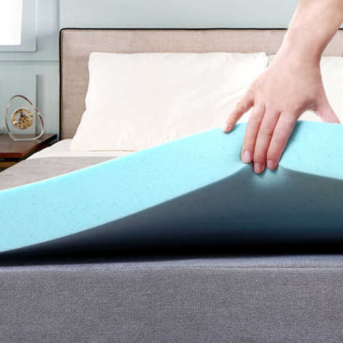 Factory direct Gel infused memory foam mattress topper