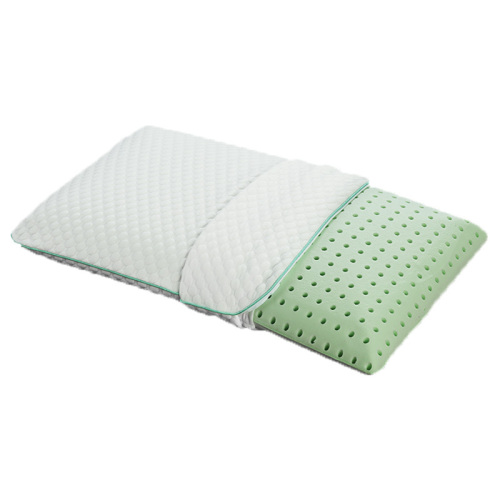 Green Tea Lavender Charcoal foam pillow mold memory foam pillow with hole washable pillow case