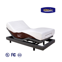 Konfurt Massage Bed Electric Bed Adjustable Bed Head & up Down Bed stand on the floor or frame