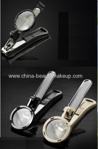High quality nail clipper with magnifier manicure tools pedicure tools elders gifts home daily supplies