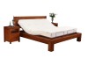 Wooden adjustable mattress bed frame
