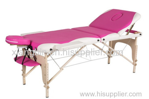 3 section wooden massage table table de massage massage bed