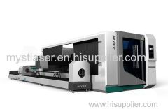 Fiber Laser Cutting Machine With Rotary Exchange Table and Cover MTF3015GR