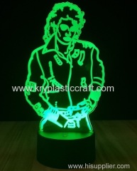 Amazing Customized Color Changing Lucky Unicorn Design lamp 3D Visual LED Night Light