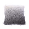 Ombre Mongolia Fur Cushion for home decor